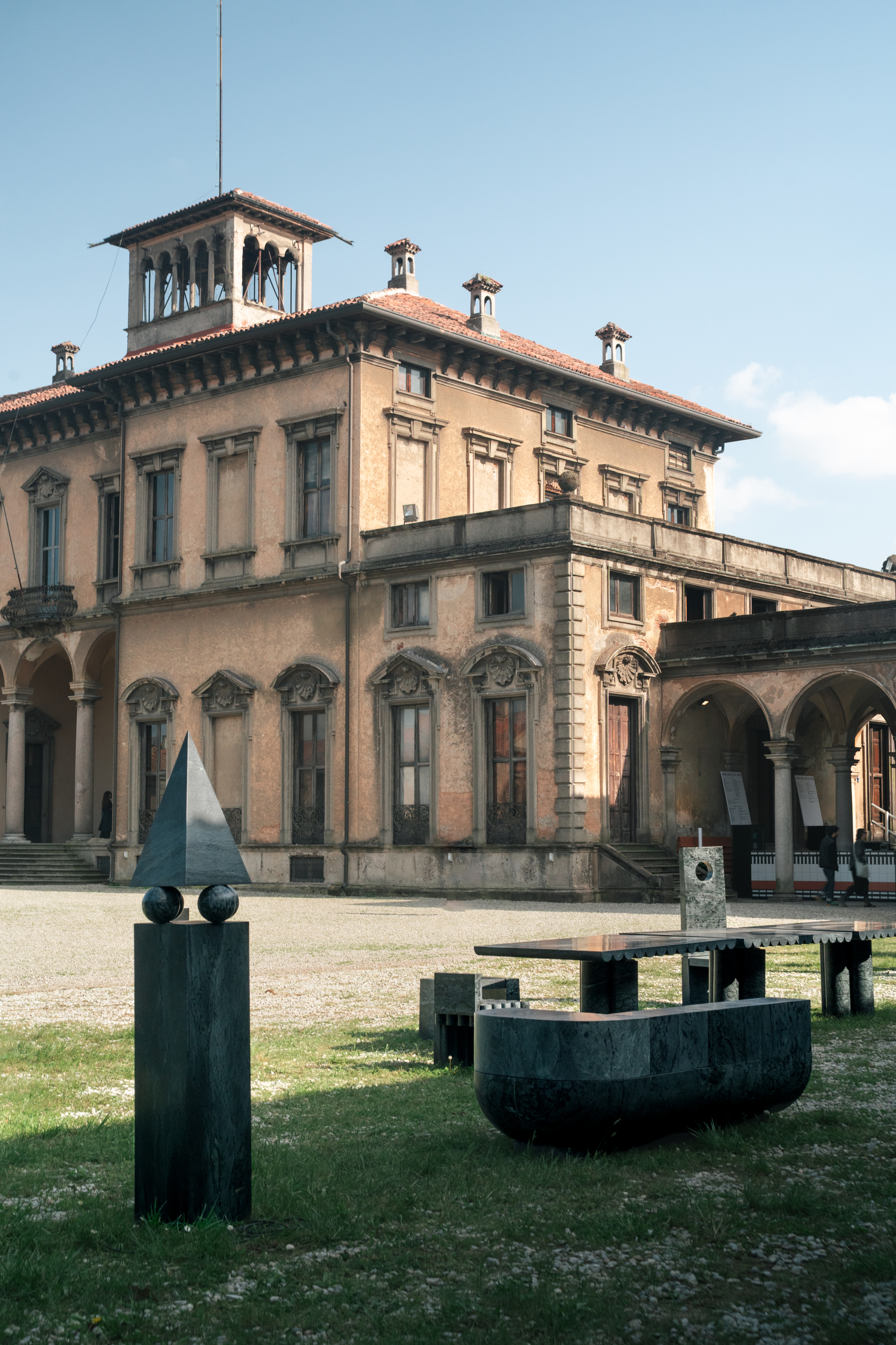 Graphic of a close up of a website depicting an Our Projects page with sample project names and dates.